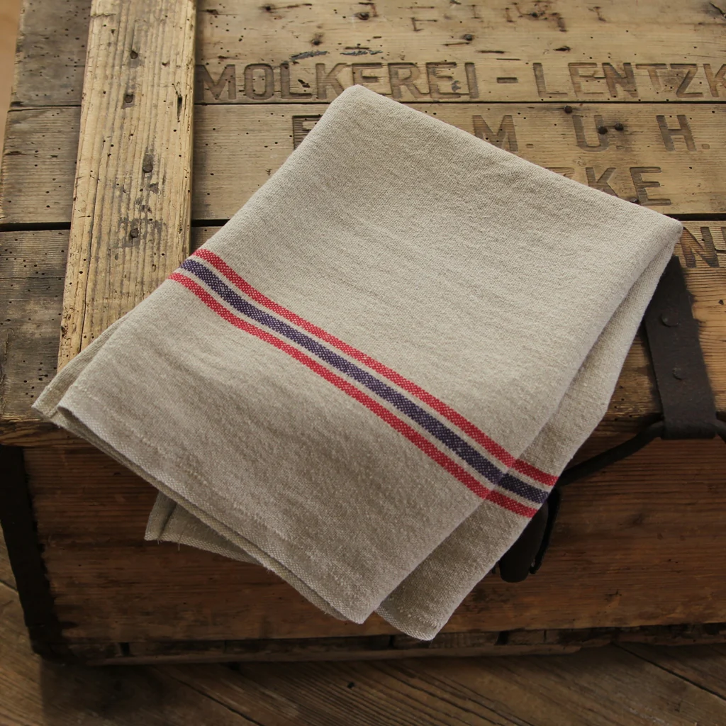 Linen Tea Towel Drapeau - blanc - Image 3