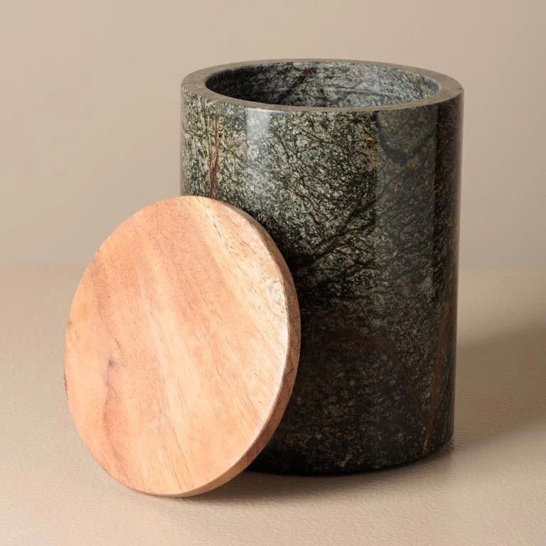 Marble Jar with Lid - Image 3