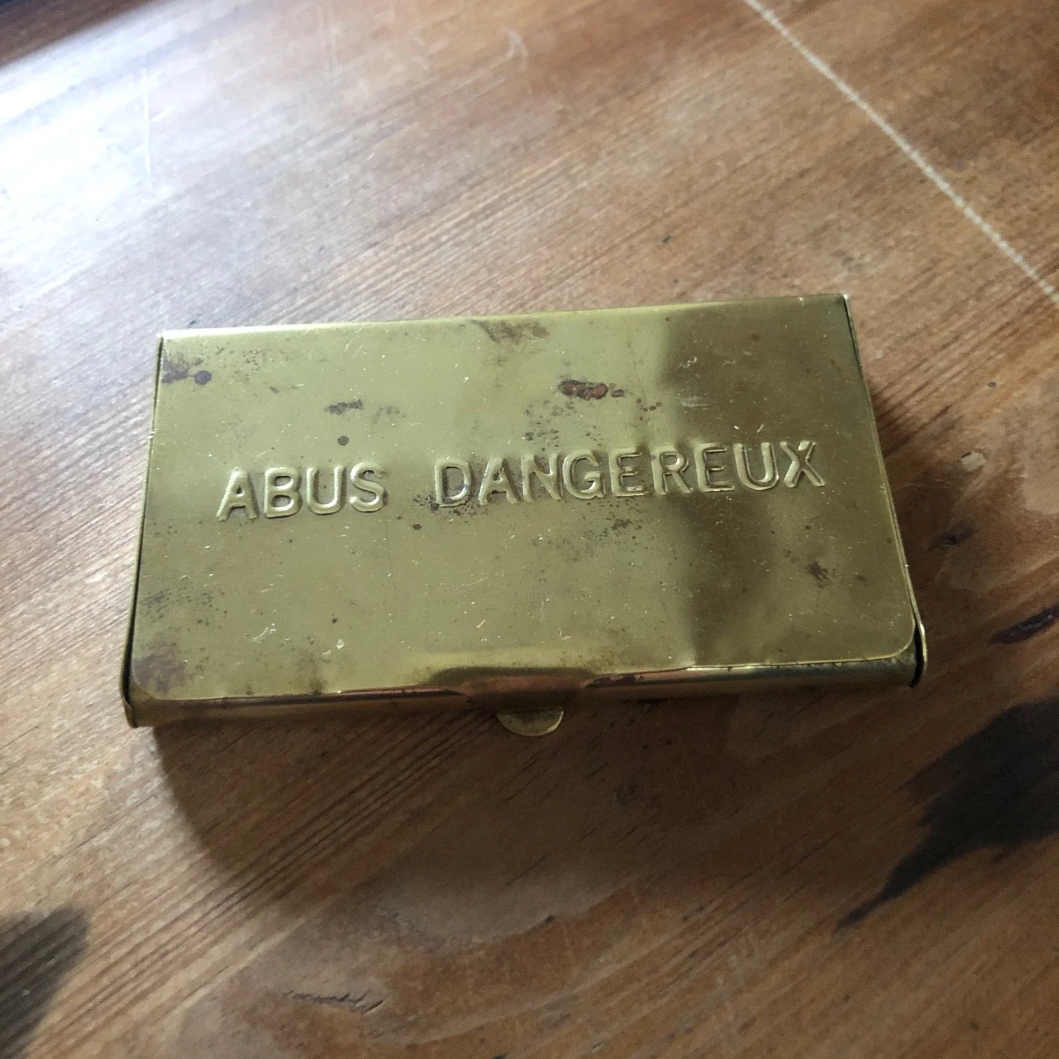 Messingetui „Abus Dangereux“ – Frankreich - Image 4