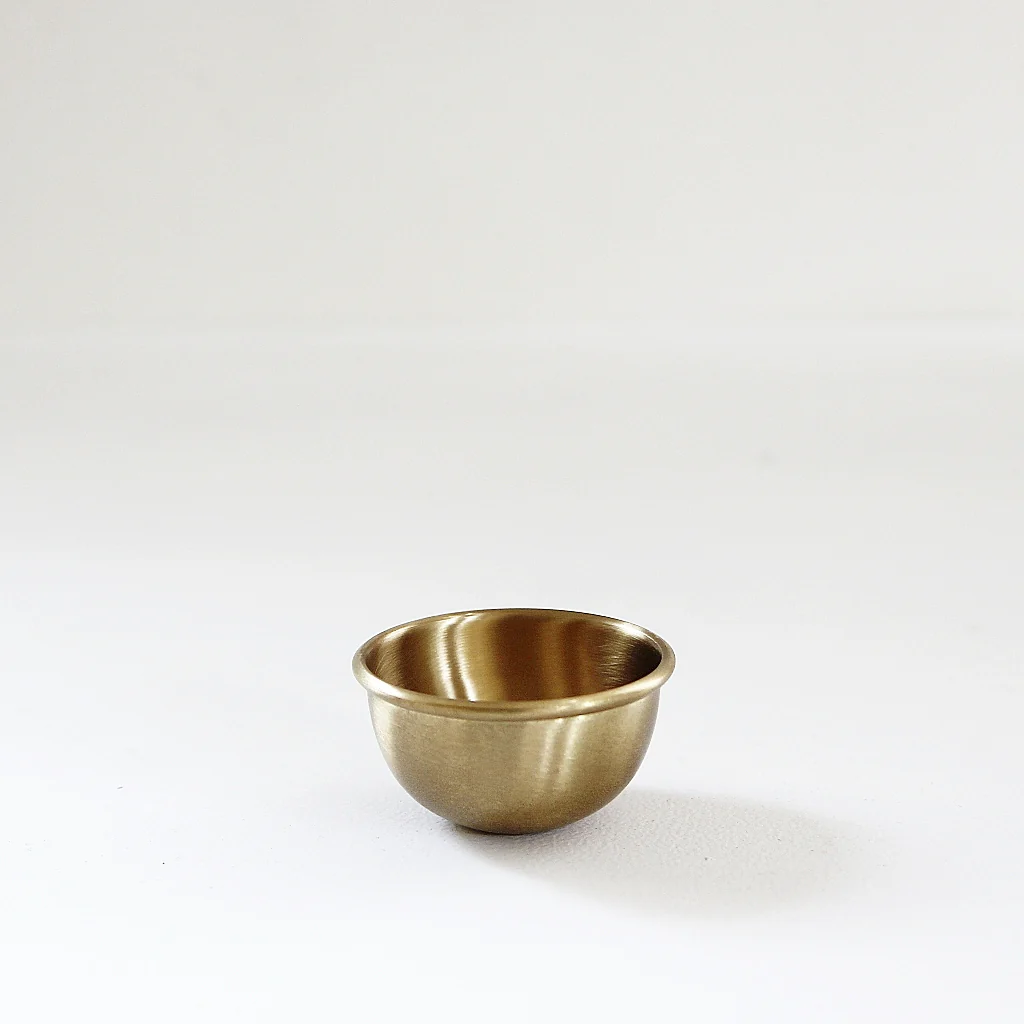 Round Brass Bowl XS