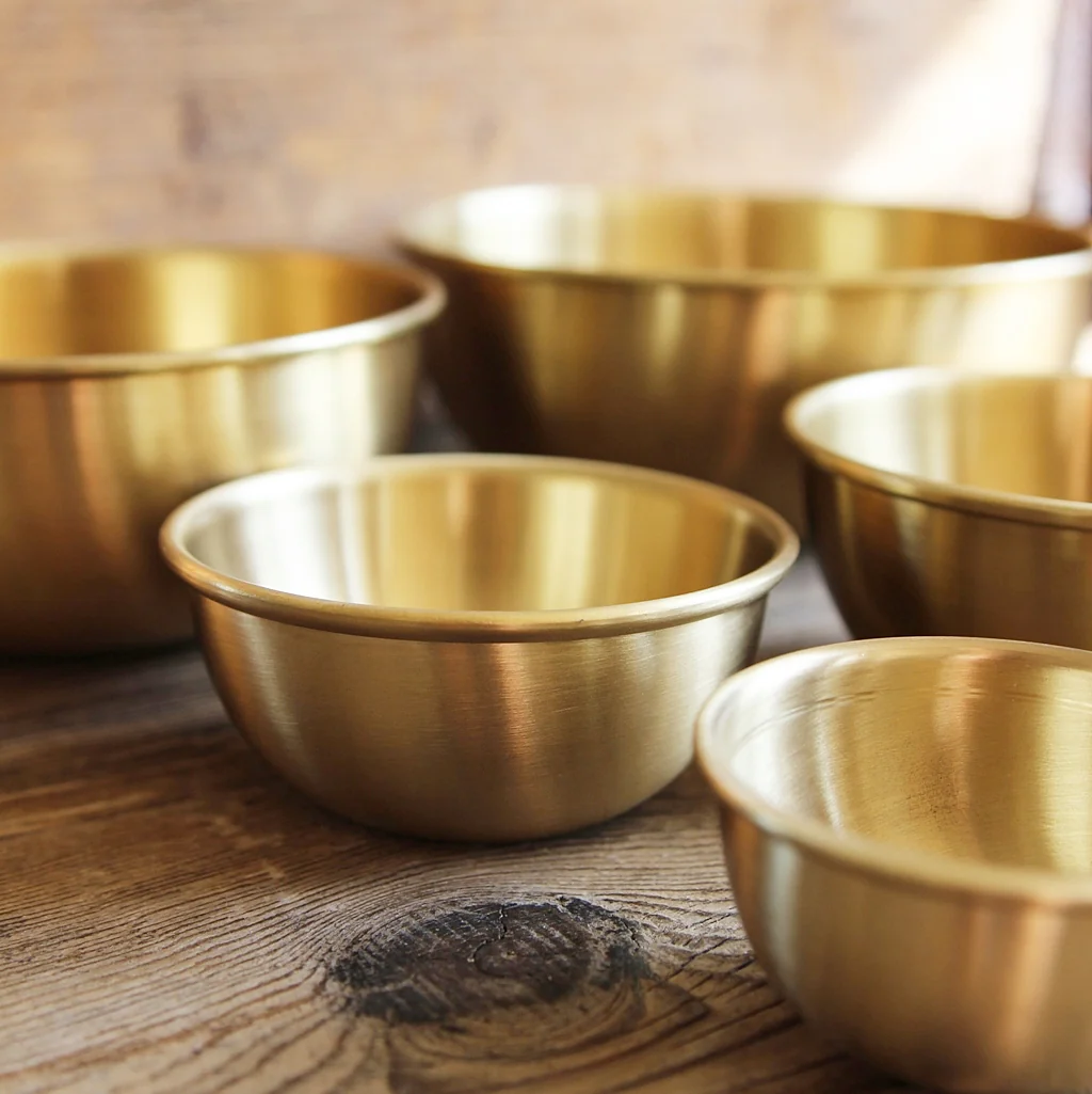 Round Brass Bowl XS - Image 5