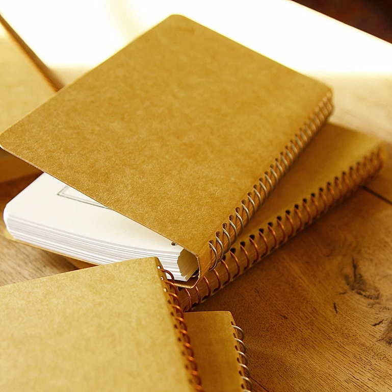 Spiral Ring Notebook Blank DW Kraft Paper A5 - Image 7