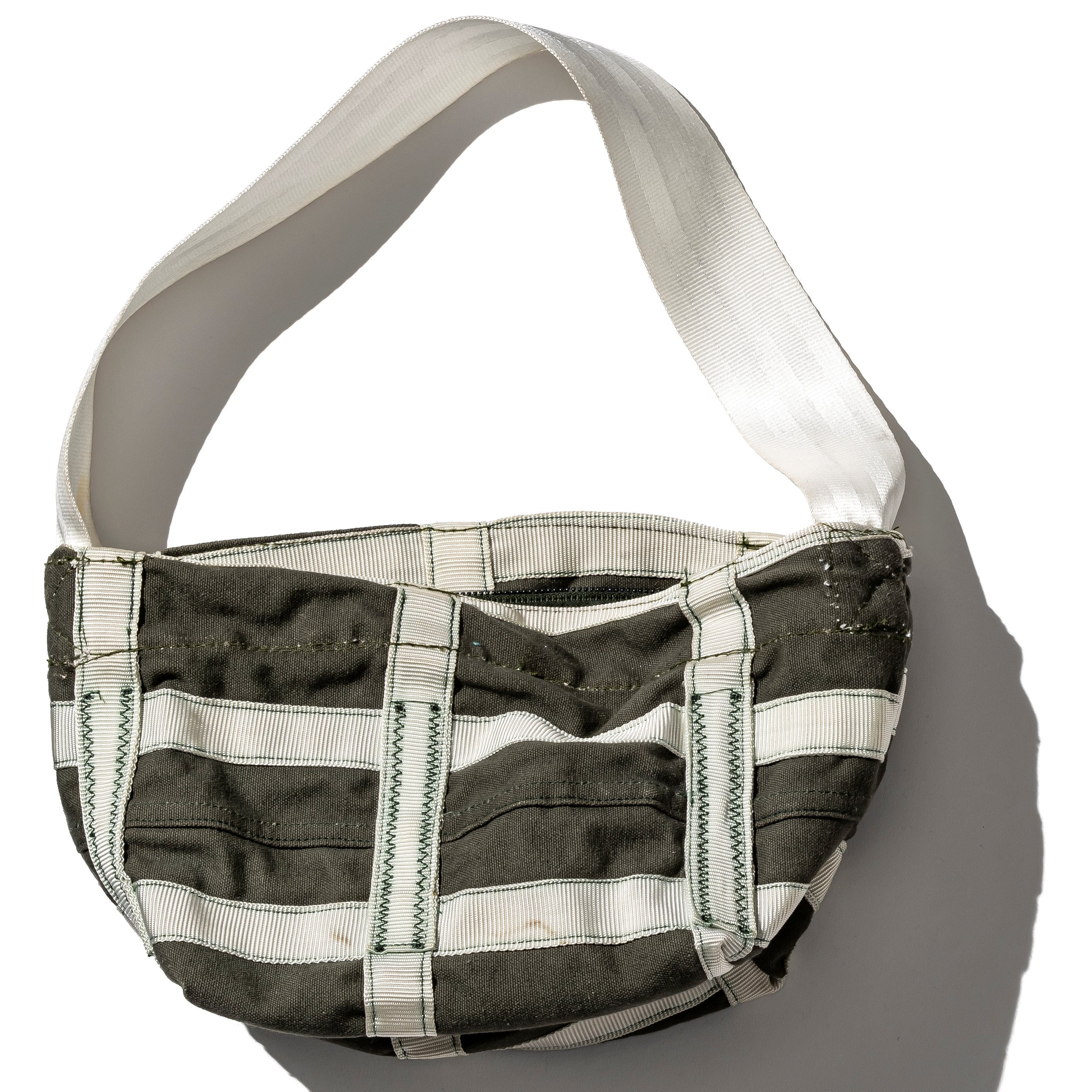 Vintage Green Parachute Bag Small