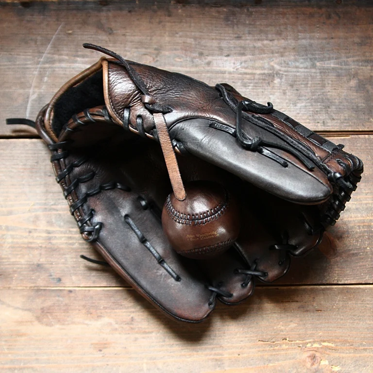 Vintage Leather Baseball Glove 1920 - Image 3