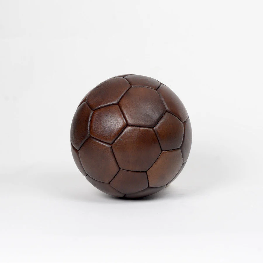Vintage Leather Handball 1950 - Image 3