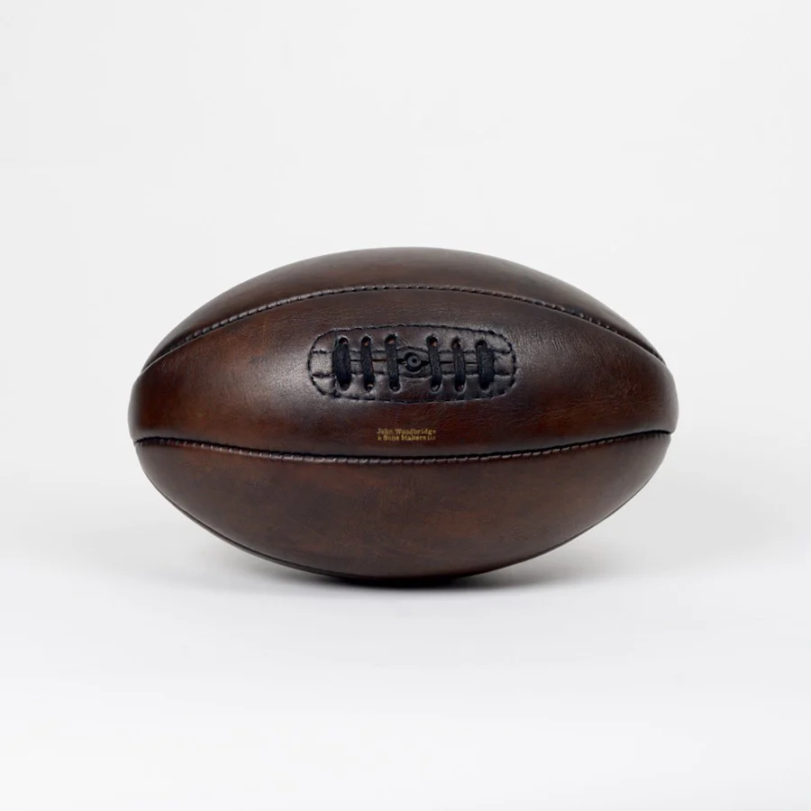 Vintage Leather Rugby Ball 1920