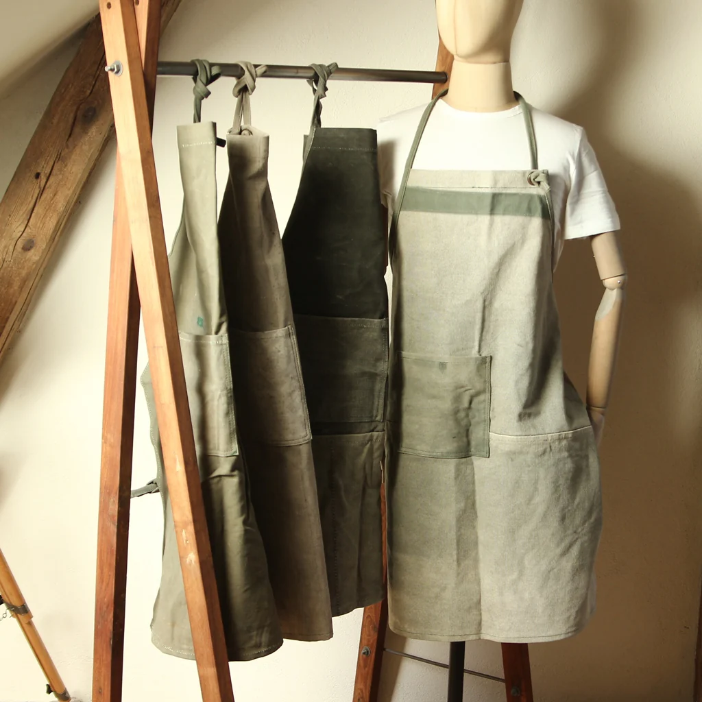 Vintage Tent Fabric Apron